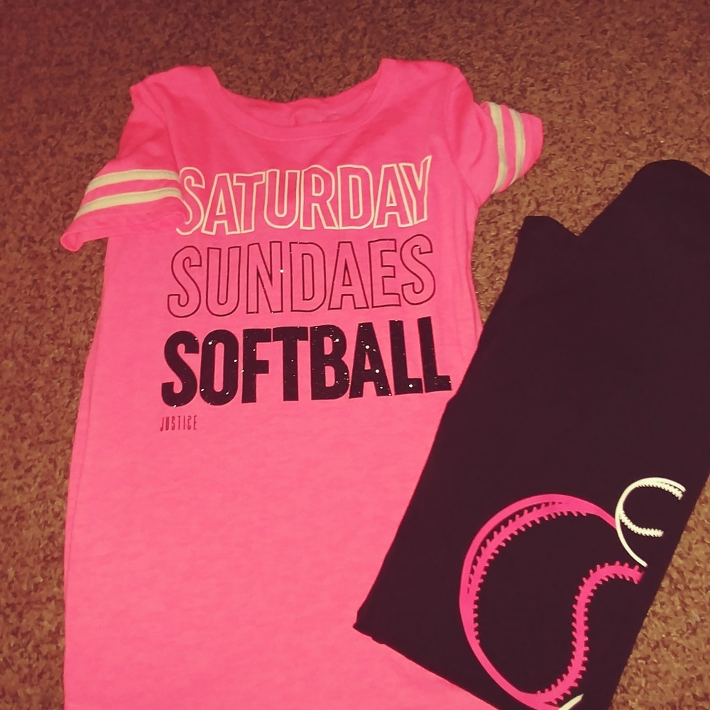 Justice softball outfit